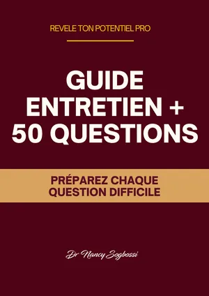 Guide entretien + 50 questions