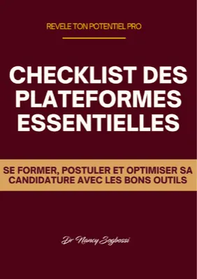Checklist des plateformes essentielles
